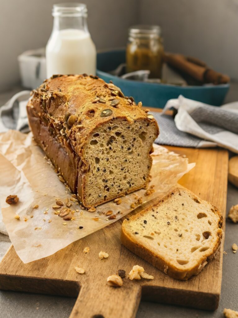Tahinli unsuz ketojenik ekmek